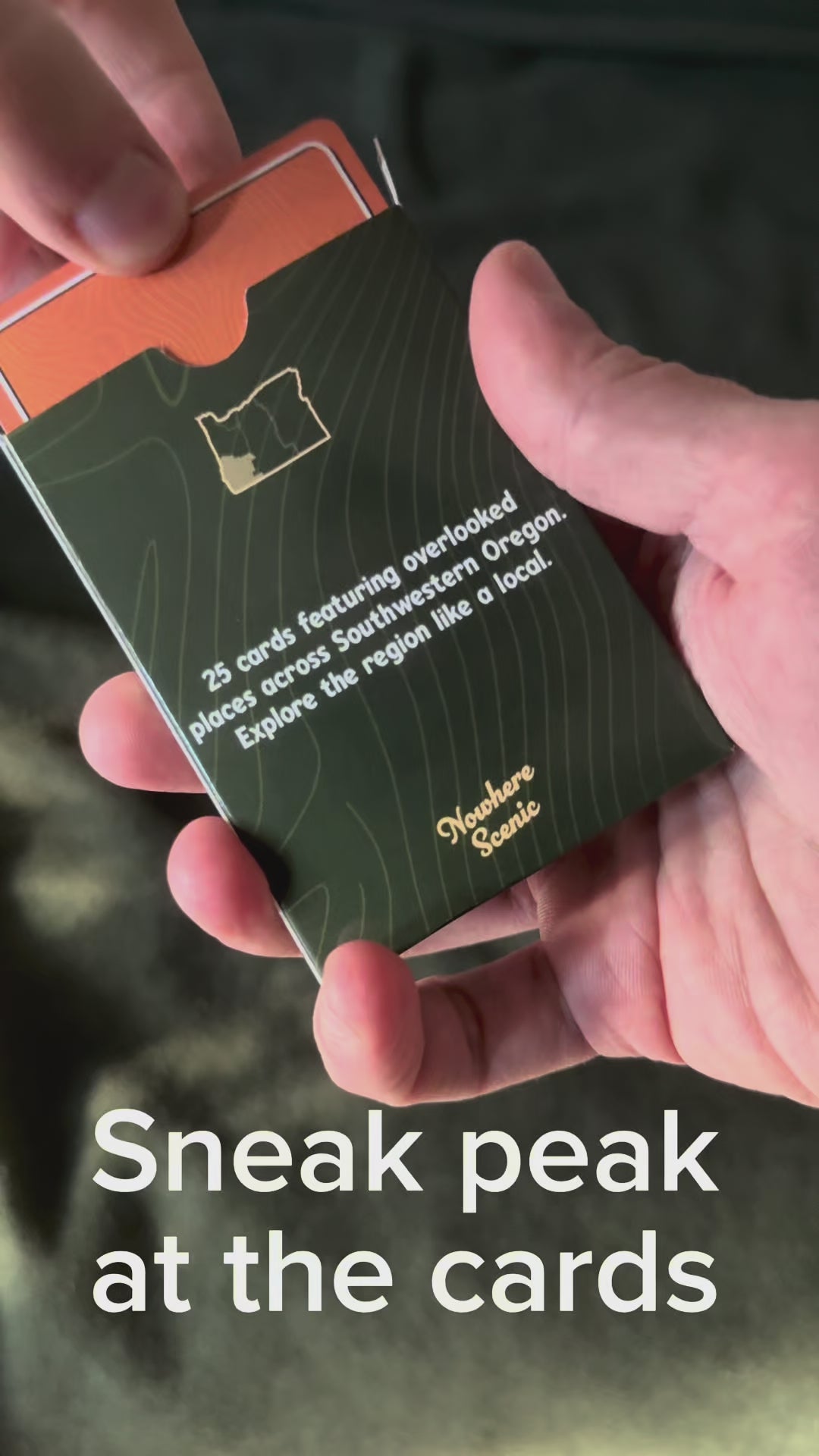 A sneak peak at our adventure card deck